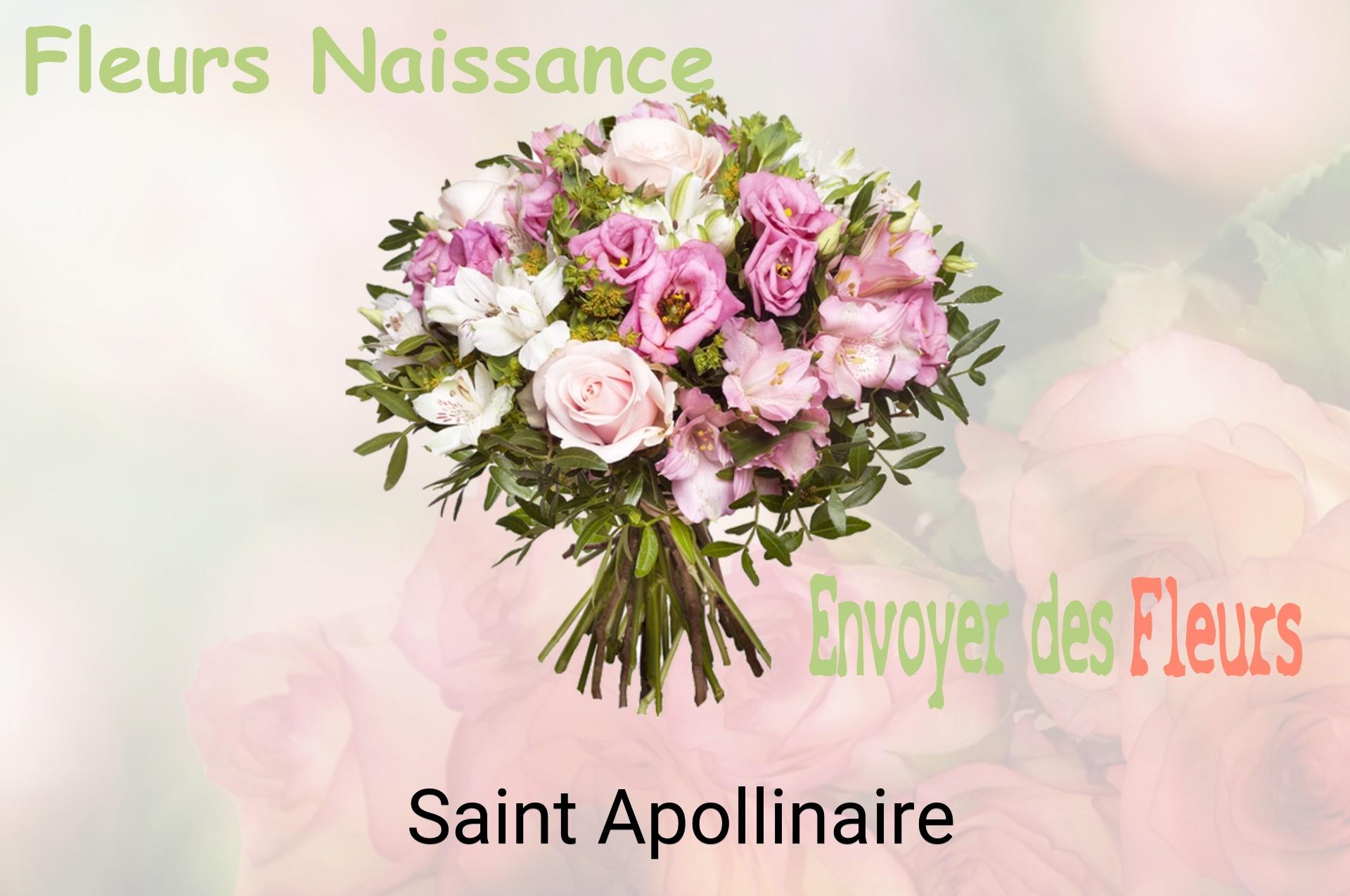 Bouquet de fleurs de naissance livré à Saint-Apollinaire